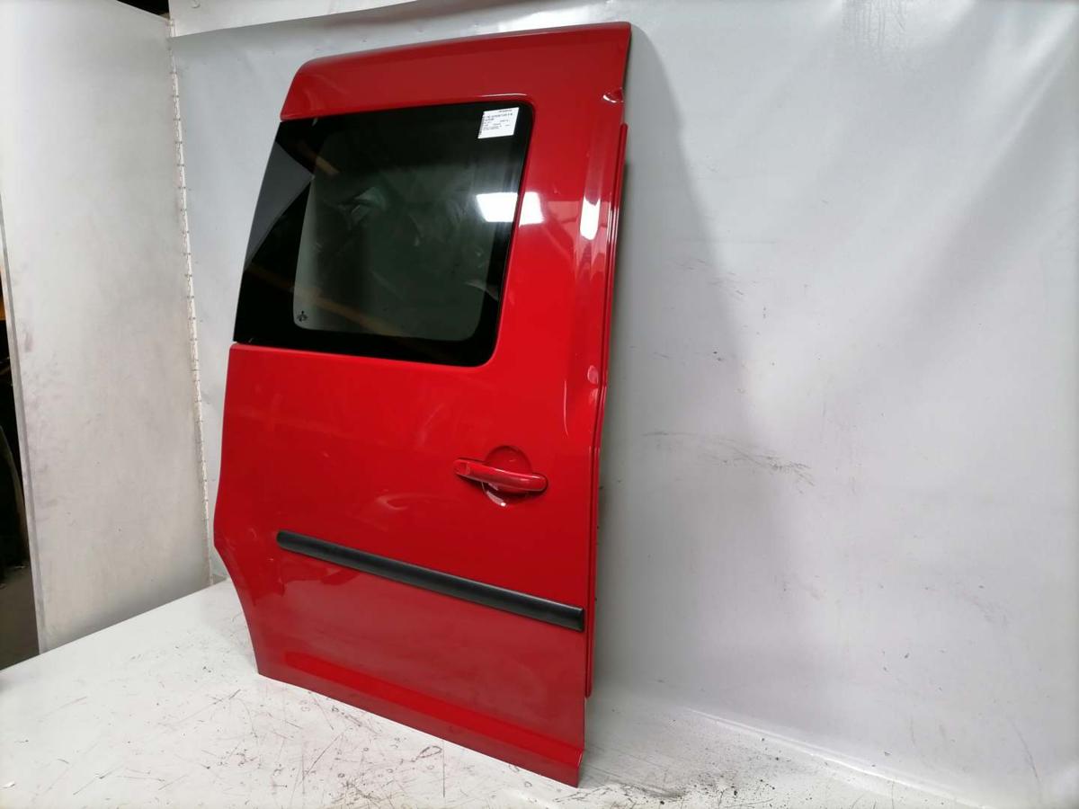 VW Caddy 2K 2C original Schiebetür rechts mit Scheibe LA3H Salsared Bj.2013 VW Caddy 2K 2C original Schiebetür rechts mit Scheibe LA3H Salsared Bj.2013